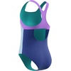 image:imageSpeedo Girls Swimsuit One Piece Mesh Splice Thick StrapMesh Blue Harmony