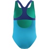 image:imageSpeedo Girls Swimsuit One Piece Mesh Splice Thick StrapMesh Cyan