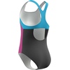 image:imageSpeedo Girls Swimsuit One Piece Mesh Splice Thick StrapMesh Speedo Black