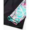 image:imageSpeedo Girls Uv Swim Shirt Long Sleeve RashguardBlackWhite