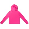 image:imageSpeedo Girls Uv Swim Shirt Long Sleeve RashguardHooded Flare Pink