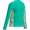 image:imageSpeedo Girls Uv Swim Shirt Long Sleeve RashguardMarine Green Mod Petals