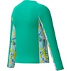 image:imageSpeedo Girls Uv Swim Shirt Long Sleeve RashguardMarine Green Mod Petals