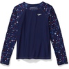 image:imageSpeedo Girls Uv Swim Shirt Long Sleeve RashguardRedWhiteBlue