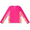 image:imageSpeedo Girls Uv Swim Shirt Long Sleeve RashguardSliced Geo