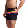 image:imageSpeedo Mens Swim Trunk Short Length Redondo StripedHorizontal Anthracite