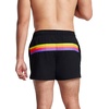 image:imageSpeedo Mens Swim Trunk Short Length Redondo StripedHorizontal Anthracite