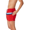 image:imageSpeedo Mens Swim Trunk Short Length Redondo StripedHorizontal High Risk Red