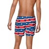 image:imageSpeedo Mens Swim Trunk Short Length Redondo StripedRed White Blue