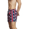 image:imageSpeedo Mens Swim Trunk Short Length Redondo StripedRedWhiteBlue