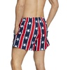 image:imageSpeedo Mens Swim Trunk Short Length Redondo StripedRedWhiteBlue