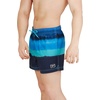 image:imageSpeedo Mens Swim Trunk Short Length Redondo StripedStorm Palace Blue