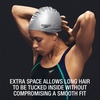 image:imageSpeedo Silicone Long Hair Swim CapBlue