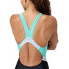 image:imageSpeedo Womens Swimsuit One Piece Creora Highclo Quantum Splice High Cut SolidFusion Arctic Glass