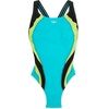 image:imageSpeedo Womens Swimsuit One Piece Creora Highclo Quantum Splice High Cut SolidFusion Ceramic