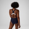 image:imageSpeedo Womens Swimsuit One Piece Creora Highclo Quantum Splice High Cut SolidFusion NavyWhite