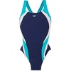 image:imageSpeedo Womens Swimsuit One Piece Creora Highclo Quantum Splice High Cut SolidFusion Peacoat