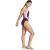 image:imageSpeedo Womens Swimsuit One Piece Creora Highclo Quantum Splice High Cut SolidFusion Potent Purple