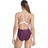 image:imageSpeedo Womens Swimsuit One Piece Creora Highclo Quantum Splice High Cut SolidFusion Potent Purple