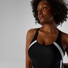 image:imageSpeedo Womens Swimsuit One Piece Creora Highclo Quantum Splice High Cut SolidFusion Speedo Black