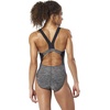image:imageSpeedo Womens Swimsuit One Piece Creora Highclo Quantum Splice High Cut SolidHeather Blue Lolite