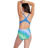 image:imageSpeedo Womens Swimsuit One Piece Creora Highclo Quantum Splice High Cut SolidOmbre Check Sevres Blue