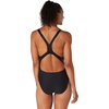 image:imageSpeedo Womens Swimsuit One Piece Creora Highclo Quantum Splice High Cut SolidSheen Speedo Black