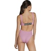 image:imageSpeedo Womens Swimsuit One Piece Logo Back Strap Contemporary CutMauve Orchid