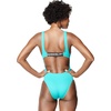 image:imageSpeedo Womens Swimsuit One Piece Logo Back Strap Contemporary CutRib Ceramic
