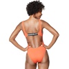 image:imageSpeedo Womens Swimsuit One Piece Logo Back Strap Contemporary CutRib Hot Coral
