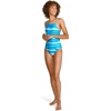 image:imageSpeedo Womens Swimsuit One Piece Prolt Flyer BackBlended Stripe Enamel Blue