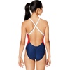 image:imageSpeedo Womens Swimsuit One Piece Prolt Relay BackRedWhiteBlue Splice