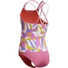 image:imageSpeedo girls Swimsuit Two Piece Tankini Thin StrapMod Petals Neon Violet