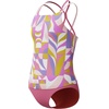 image:imageSpeedo girls Swimsuit Two Piece Tankini Thin StrapMod Petals Neon Violet