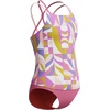 image:imageSpeedo girls Swimsuit Two Piece Tankini Thin StrapMod Petals Neon Violet