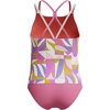 image:imageSpeedo girls Swimsuit Two Piece Tankini Thin StrapMod Petals Neon Violet