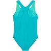 image:imageSpeedo girls Swimsuit Two Piece Tankini Thin StrapTurkish Sea BlueNeon Light Green