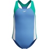 image:imageSpeedo Girls Swimsuit One Piece Infinity Splice Thick StrapPeriwinkle Blue