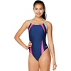 image:imageSpeedo Womens Swimsuit One Piece Prolt Flipback PrintedPink Glo