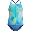 image:imageSpeedo girls Swimsuit Two Piece Tankini Thin StrapChilly Dye Periwinkle Blue