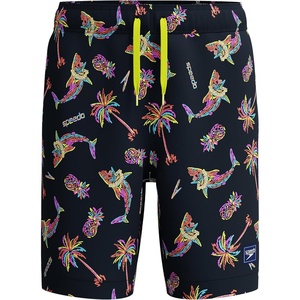 image:imageSpeedo Boys Swim Trunk Mid Length Redondo PrintedLuau Shark