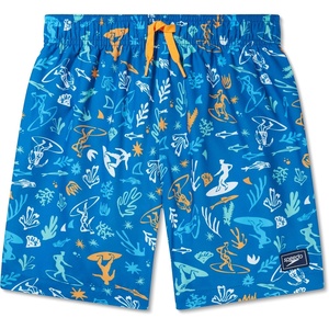 image:imageSpeedo Boys Swim Trunk Mid Length Redondo PrintedSurf Cut Out