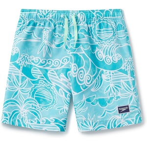 image:imageSpeedo Boys Swim Trunk Mid Length Redondo PrintedWayback Bay Beach Glass