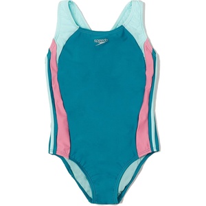 image:imageSpeedo Girls Swimsuit One Piece Infinity Splice Thick StrapEnamel Blue
