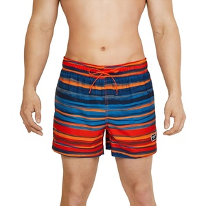image:imageSpeedo Mens Swim Trunk Short Length Redondo StripedCurrent China Blue