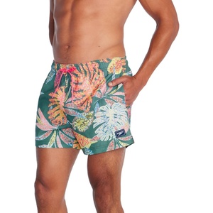 image:imageSpeedo Mens Swim Trunk Short Length Redondo StripedFlecked Floral