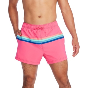 image:imageSpeedo Mens Swim Trunk Short Length Redondo StripedHorizontal Fandango Pink