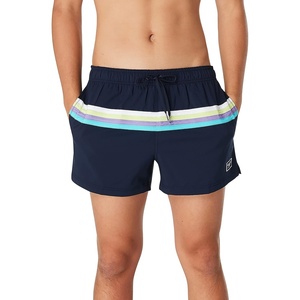 image:imageSpeedo Mens Swim Trunk Short Length Redondo StripedHorizontal Peacoat