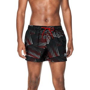image:imageSpeedo Mens Swim Trunk Short Length Redondo StripedStarry Speedo Red
