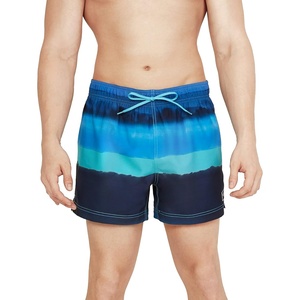image:imageSpeedo Mens Swim Trunk Short Length Redondo StripedStorm Palace Blue